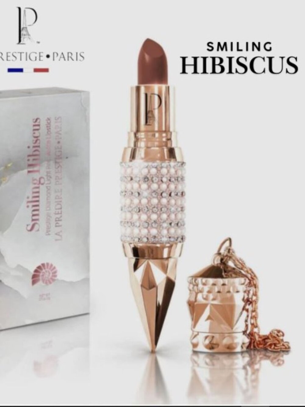 La Prestige Paris Smiling Hibiscus Prestige Diamond Matte Lipstick